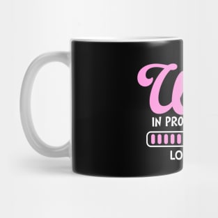 Wife In Progress Engagement Announcement Fiance Mug